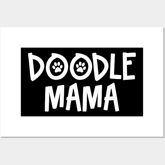 Doodle Goldendoodle Dog Mom Wall Art by KAWAIITEE